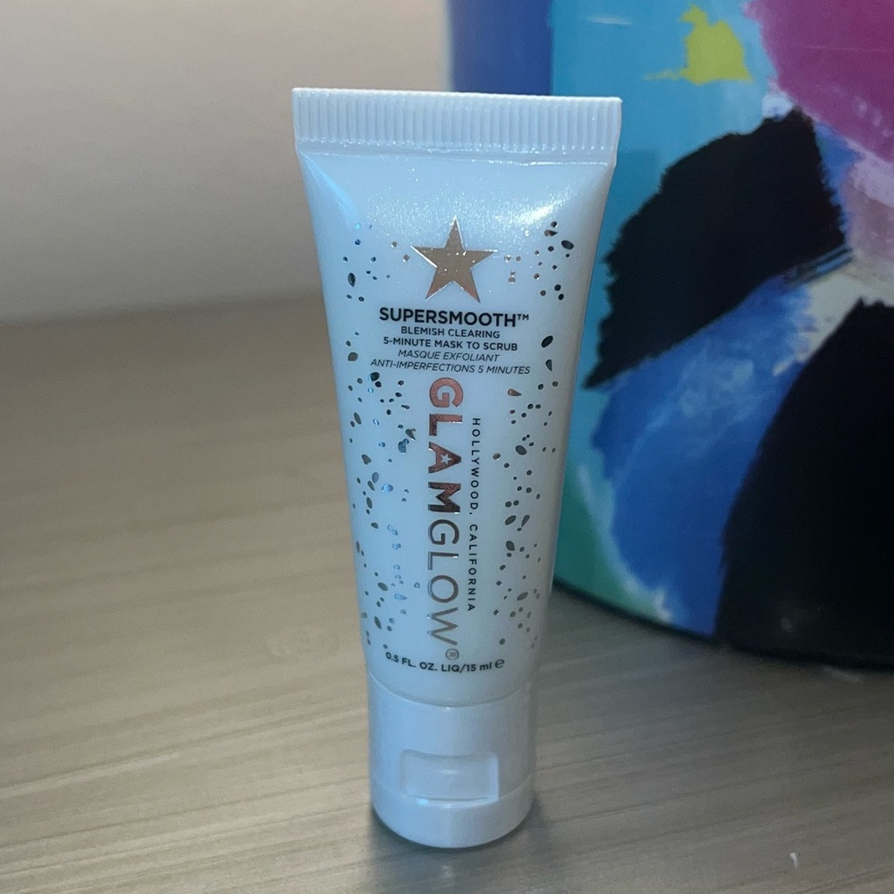 🔴 3/$18 5/$25 GlamGlow SUPERSMOOTH Blemish Clearing 5 Min Mask to Scrub 15g NEW